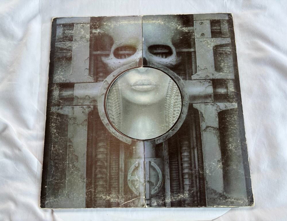 Emerson Lake Palmer Brain Salad Surgery LP Vinyl Record 1973 Manticore HR Giger